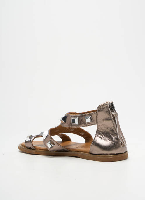 Sandale/Pantofi decupați auriu CARMELA femeie