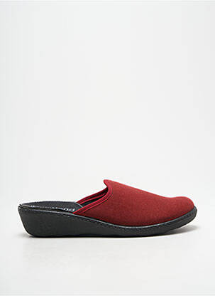 Papuci/pantofi de casă vârf rotund toc de 4 la 6 cm roșu WESTLAND femeie