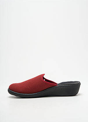 Papuci/pantofi de casă vârf rotund toc de 4 la 6 cm roșu WESTLAND femeie