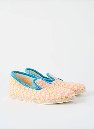 Papuci/Pantofi de casă roz CHAUSSE MOUTON femeie