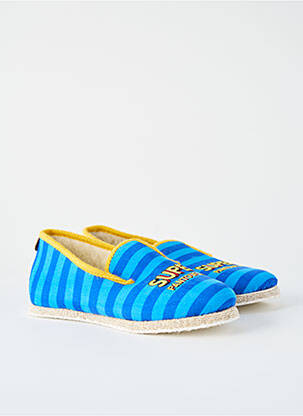 Papuci/pantofi de casă vârf rotund vârf rotund albastru CHAUSSE MOUTON bărbat