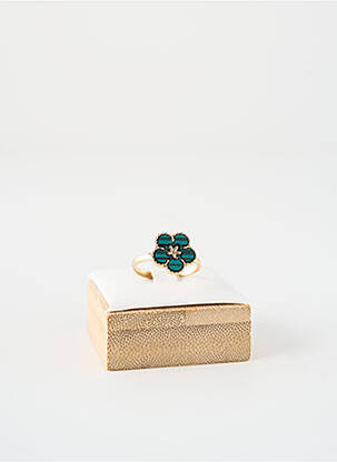 Inel materiale metalice verde SATINE femeie