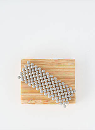 Accesoriu pentru păr gri SATINE femeie