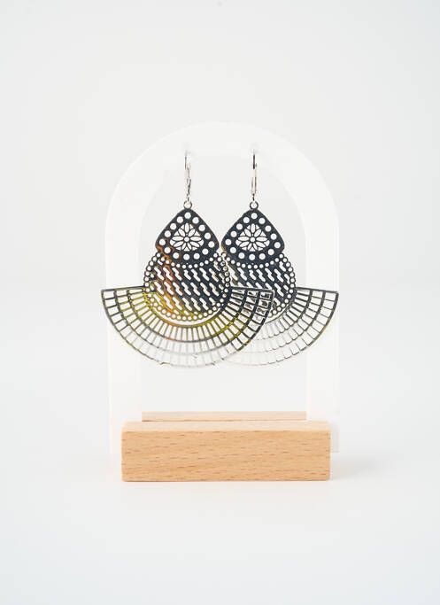 Cercei materiale metalice argintiu SATINE femme