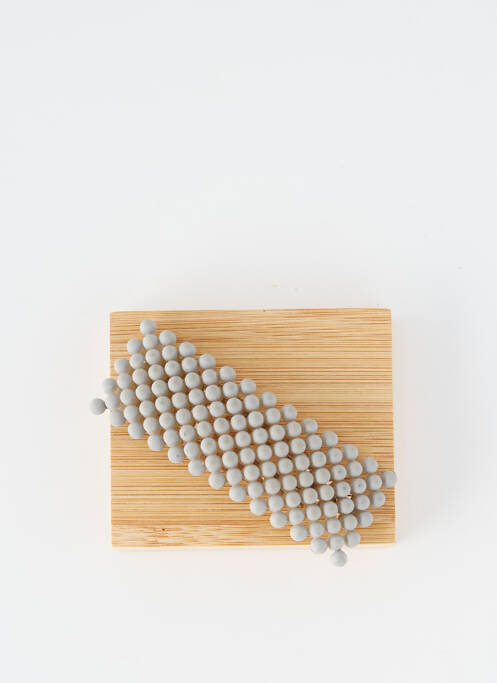 Accesoriu pentru păr gri SATINE femeie