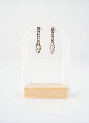 Cercei ornament oxid de zirconiu auriu SATINE femeie