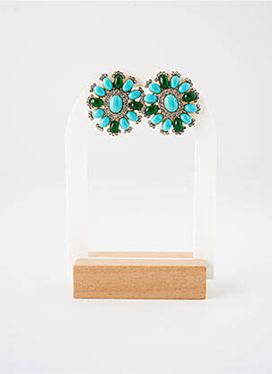 Cercei ornament oxid de zirconiu verde SATINE femeie