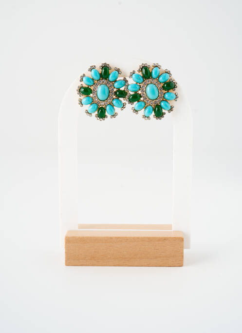 Cercei verde SATINE femeie