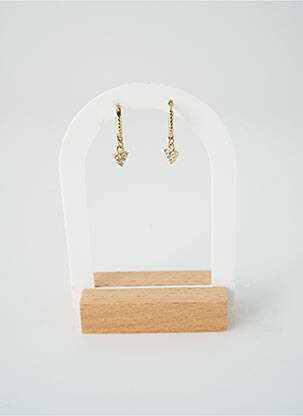 Cercei ornament oxid de zirconiu auriu SATINE femeie