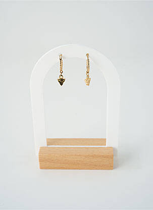 Cercei ornament oxid de zirconiu auriu SATINE femeie