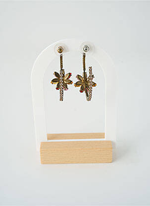 Cercei ornament oxid de zirconiu auriu SATINE femeie