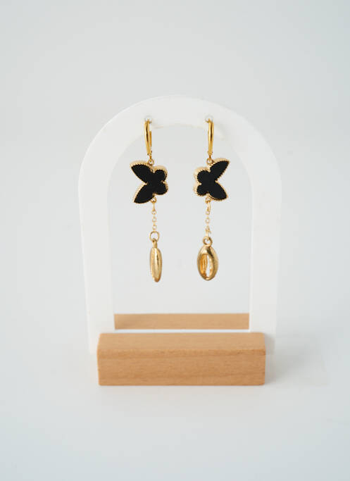 Cercei negru SATINE femeie