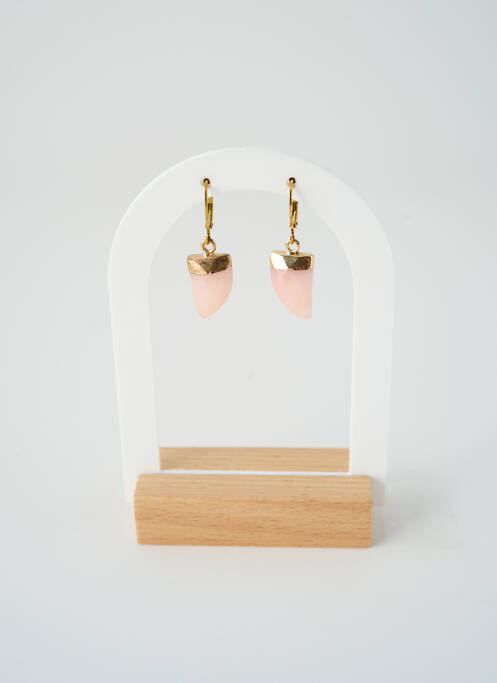 Cercei roz SATINE femeie