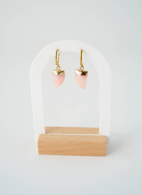 Cercei roz SATINE femeie