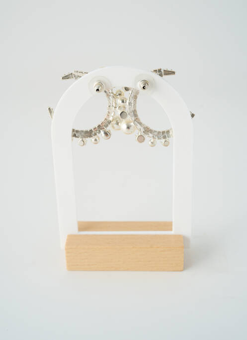 Cercei ornament cu mărgele argintiu SATINE femme