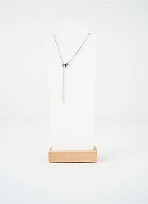 Colier ornament oxid de zirconiu negru SATINE femeie