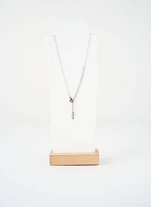 Colier ornament oxid de zirconiu argintiu SATINE femeie