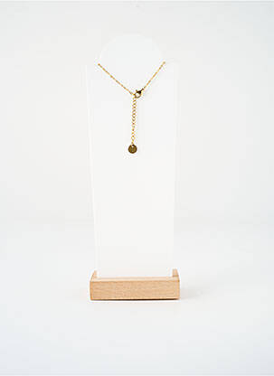 Colier materiale metalice auriu SATINE femeie