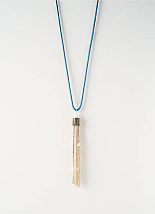 Colier lung albastru SATINE femeie