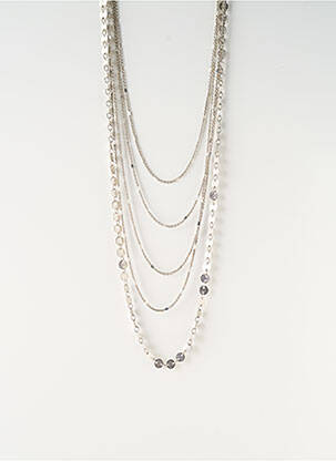 Colier argintiu SATINE femeie