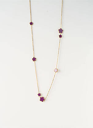 Colier lung auriu SATINE femeie