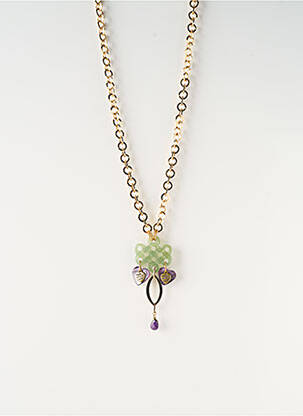 Colier lung auriu SATINE femeie