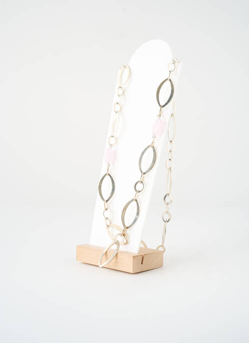 Colier lung argintiu SATINE femeie