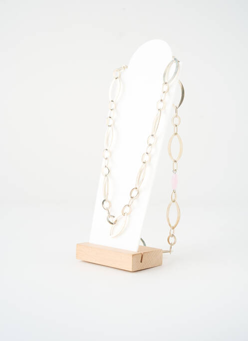 Colier lung argintiu SATINE femeie