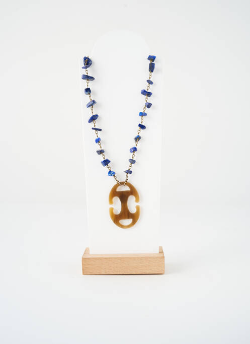 Colier albastru SATINE femeie