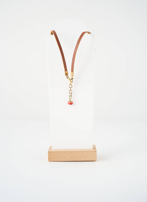 Colier roșu SATINE femeie