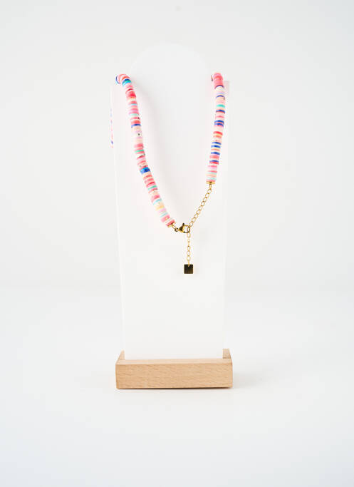 Colier roz SATINE femeie