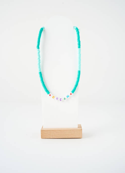 Colier albastru SATINE femeie