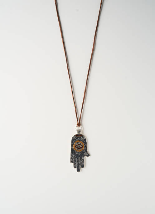 Colier lung maro SATINE femeie