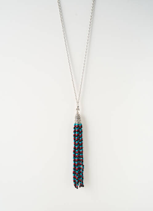 Colier lung argintiu SATINE femeie