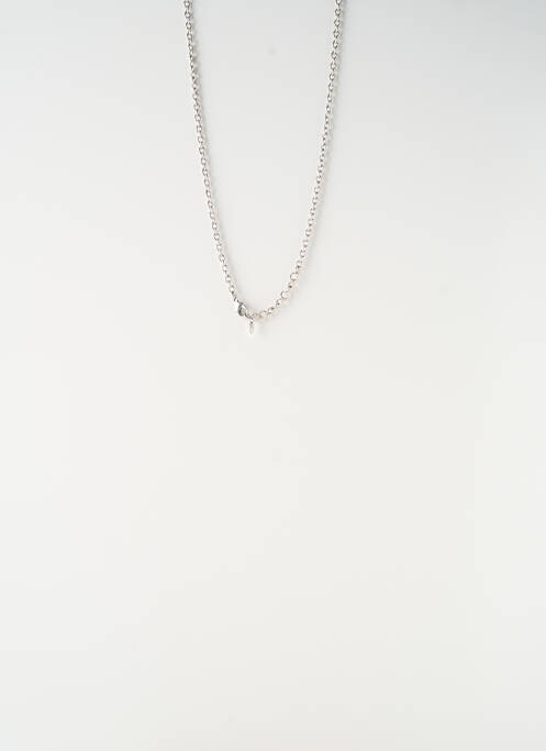 Colier lung argintiu SATINE femeie