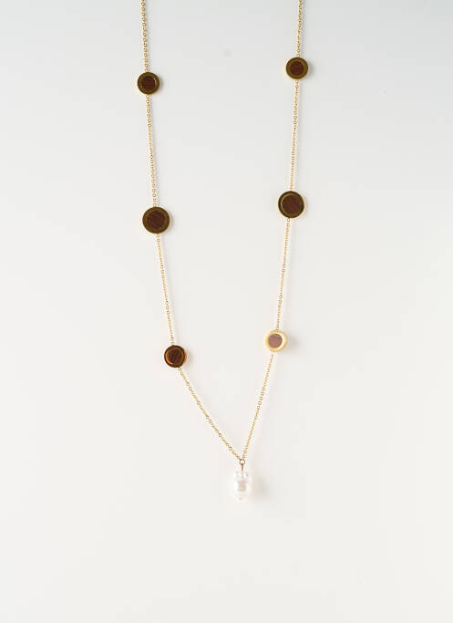 Colier lung materiale metalice auriu SATINE femme