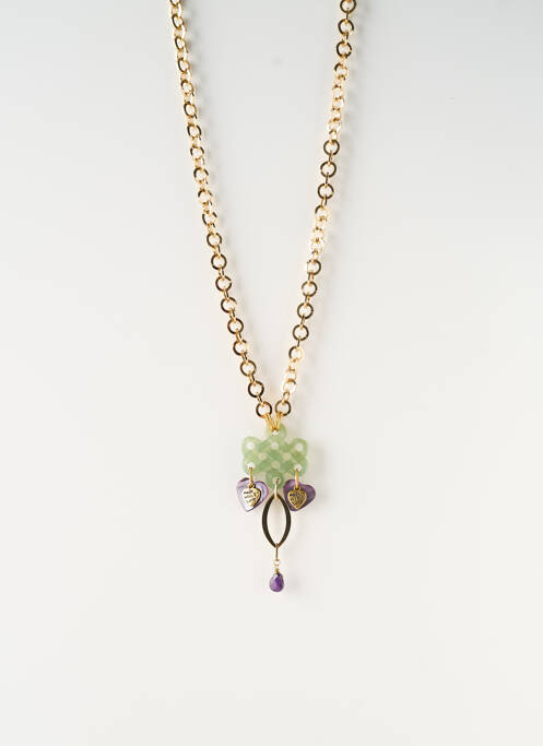 Colier lung auriu SATINE femeie