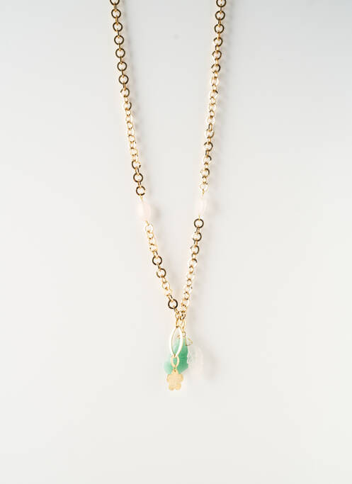 Colier lung auriu SATINE femeie