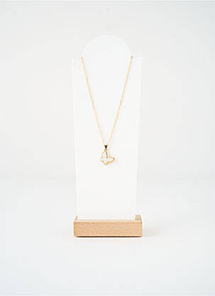 Colier materiale metalice auriu SATINE femeie
