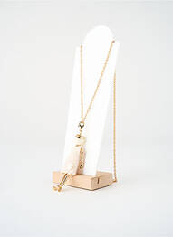 Colier lung ornament charmă / pandantiv auriu SATINE femme
