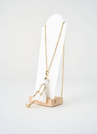 Colier lung ornament charmă / pandantiv auriu SATINE femme