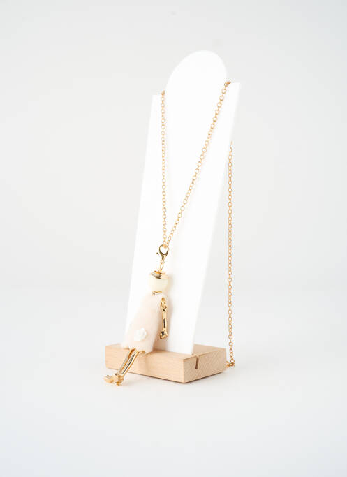 Colier lung auriu SATINE femeie