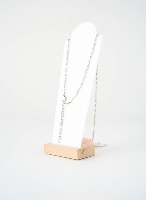 Colier lung roz SATINE femeie