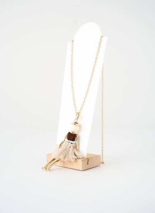 Colier lung auriu SATINE femeie