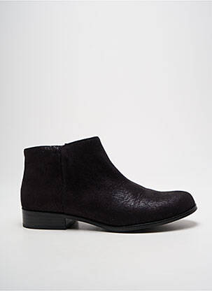 Botine/ghete țesătură satinată toc plat până la 3 cm negru MELLOW YELLOW femeie