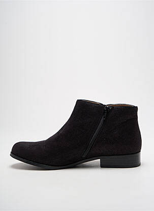Botine/ghete țesătură satinată toc plat până la 3 cm negru MELLOW YELLOW femeie