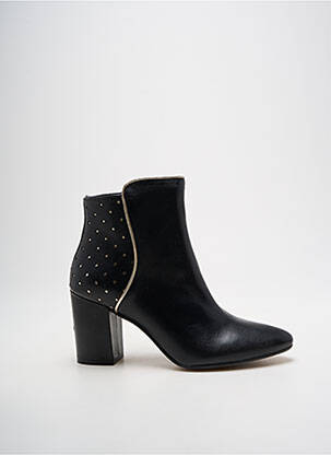 Botine/ghete material neted toc de 4 la 6 cm negru MELLOW YELLOW femeie