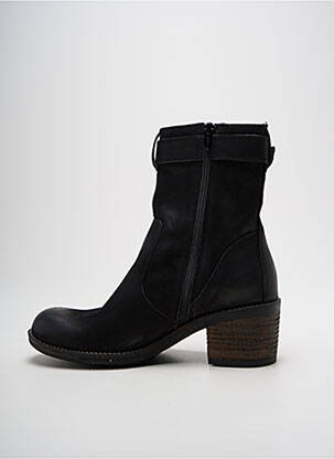 Botine/ghete toc pătrat toc de 4 la 6 cm negru FELMINI femeie