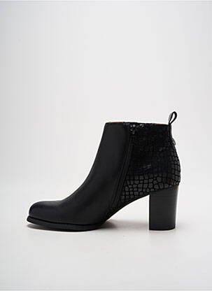 Botine/ghete material neted toc de 4 la 6 cm negru MAM'ZELLE femeie