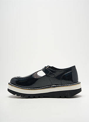 Derby-uri material neted toc de 4 la 6 cm negru KICKERS femeie